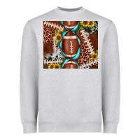 Heather Grey football leopard gemstone sunflower tumbler3 Heavyweight Sweatshirt - JahusDesignShop