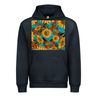 Navy rustic sunflowers Urban Hoodie - TumblerDesignByShophia