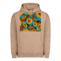 Pigment Burro rustic sunflowers Urban Hoodie - TumblerDesignByShophia