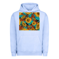 Pigment Grape Ice rustic sunflowers Urban Hoodie - TumblerDesignByShophia
