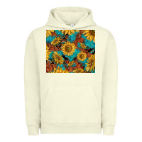 Pigment Pistachio rustic sunflowers Urban Hoodie - TumblerDesignByShophia