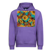 Tulip rustic sunflowers Urban Hoodie - TumblerDesignByShophia