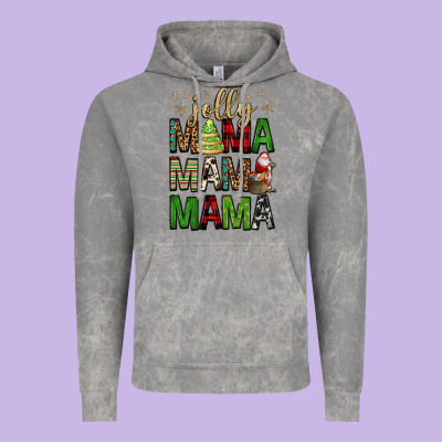 Jolly Mama Mama Mama Vintage Hoodie Designed By Fadigitalartstudio