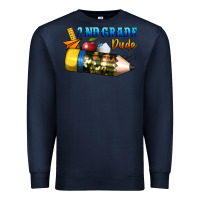 Navy 2 nd grade dude Premium Sweatshirt - BundleAndBundleShop