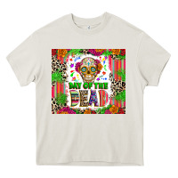 Cream Day of the dead Heavy Core Tee - RanaPortraitStore