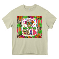 Mossy Day of the dead Heavy Core Tee - RanaPortraitStore
