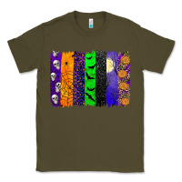 Army Green halloween brush stroke Classic Tee - JahusDesignShop