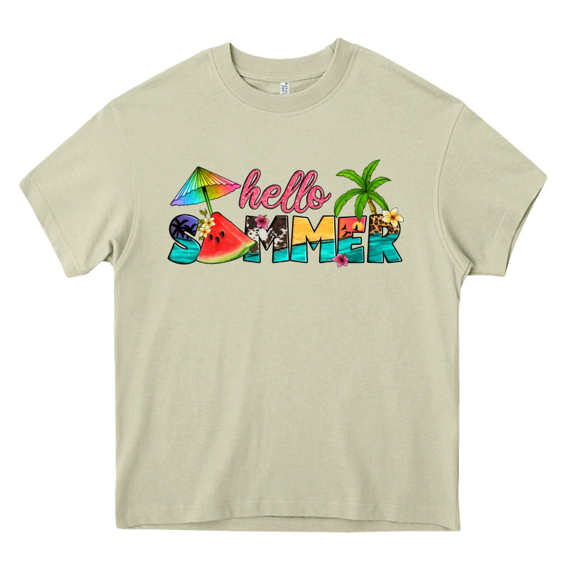 Hello Summer Heavy Core Tee by Artiststas | Teevron