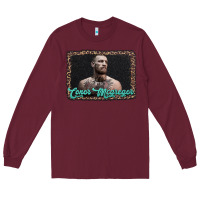 Burgundy sport conor mcgregor Long Sleeve Tee - AdoDesignShop