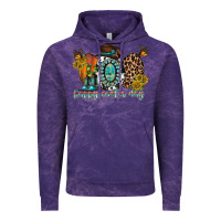 Cloud Purple happy easter egg western Vintage Hoodie - RacoonDesign
