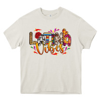 Cream Latina vibes Heavy Core Tee - RanaPortraitStore