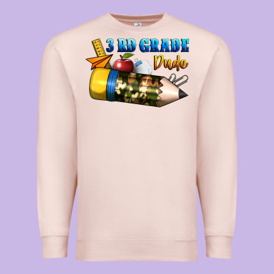 3 Rd Grade Dude Premium Sweatshirt Designed By Bundleandbundleshop