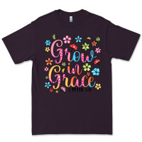 Plum grow in grace Premium Tee - texasbilliewilder