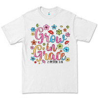 White grow in grace Premium Tee - texasbilliewilder