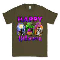 Army Green happy halloween Classic Tee - JahusDesignShop