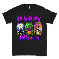 Black happy halloween Classic Tee - JahusDesignShop