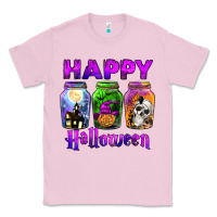 Bubblegum Pink happy halloween Classic Tee - JahusDesignShop