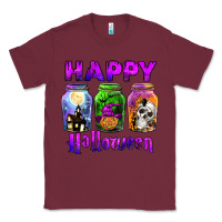 Burgundy happy halloween Classic Tee - JahusDesignShop
