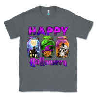 Charcoal Heather happy halloween Classic Tee - JahusDesignShop