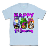 Dusty Blue happy halloween Classic Tee - JahusDesignShop