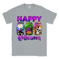 Heather Grey happy halloween Classic Tee - JahusDesignShop