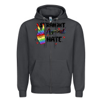 Smoke gay pride Zipper Hoodie - MaliasSmallBusiness