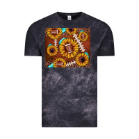 Cloud Black football leopard sunflower Vintage Tee - JahusDesignShop