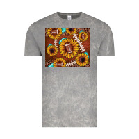 Cloud Rock football leopard sunflower Vintage Tee - JahusDesignShop