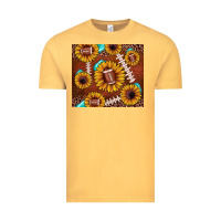Vintage Mustard football leopard sunflower Vintage Tee - JahusDesignShop