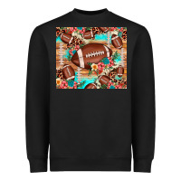Black football leopard cowhide Heavyweight Sweatshirt - JahusDesignShop