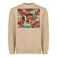 Mushroom football leopard cowhide Heavyweight Sweatshirt - JahusDesignShop