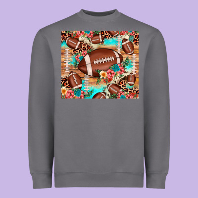 Football Leopard Cowhide Heavyweight Sweatshirt Designed By Jahusdesignshop