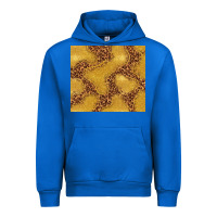 Cobalt gold glitter with leopard pattern Urban Hoodie - TumblerDesignByShophia