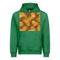 Emerald gold glitter with leopard pattern Urban Hoodie - TumblerDesignByShophia