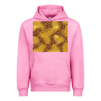 Fuchsia Pink gold glitter with leopard pattern Urban Hoodie - TumblerDesignByShophia