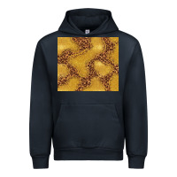 Navy gold glitter with leopard pattern Urban Hoodie - TumblerDesignByShophia