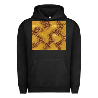 Pigment Black gold glitter with leopard pattern Urban Hoodie - TumblerDesignByShophia