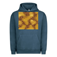 Pigment Midnight Navy gold glitter with leopard pattern Urban Hoodie - TumblerDesignByShophia