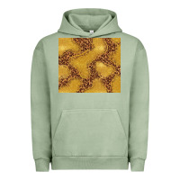 Pigment Oil Green gold glitter with leopard pattern Urban Hoodie - TumblerDesignByShophia