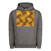 Pigment Tornado gold glitter with leopard pattern Urban Hoodie - TumblerDesignByShophia