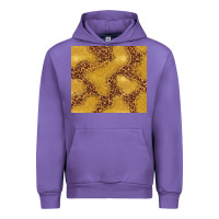 Tulip gold glitter with leopard pattern Urban Hoodie - TumblerDesignByShophia