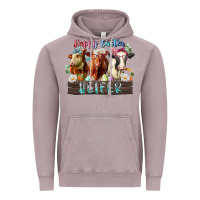 Vintage Zinc happy easter heifer Vintage Hoodie - RacoonDesign