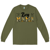 Army Green boy mama camouflage pattern mother's day Long Sleeve Tee - Artiststas