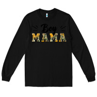 Black boy mama camouflage pattern mother's day Long Sleeve Tee - Artiststas