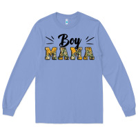 Colony Blue boy mama camouflage pattern mother's day Long Sleeve Tee - Artiststas