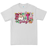 Dove Grey pink santa baby christmas Premium Tee - Zillion Design Studio