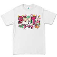 White pink santa baby christmas Premium Tee - Zillion Design Studio