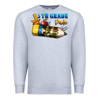 Heather Grey 5 th grade dude Premium Sweatshirt - BundleAndBundleShop