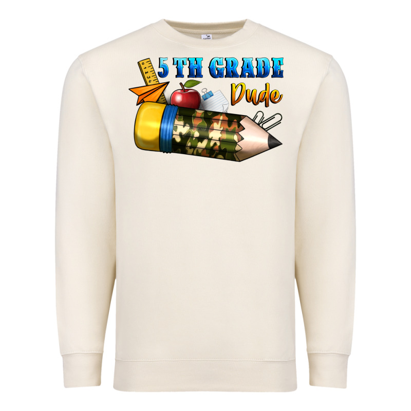 5 Th Grade Dude Premium Sweatshirt by BundleAndBundleShop | Teevron