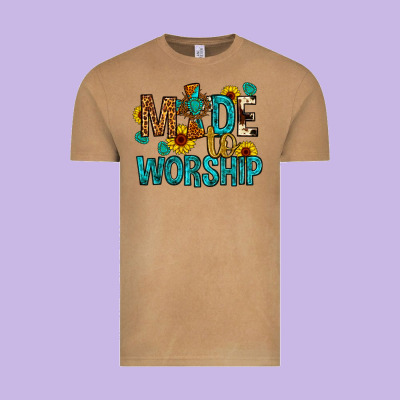 Made To Worship Vintage Tee Designed By Artiststas